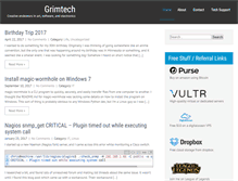Tablet Screenshot of grimtech.net